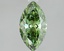 1.50 Ct. Fancy Vivid Green Marquise Lab Grown Diamond