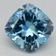 2.06 Ct. Fancy Vivid Blue Cushion Lab Grown Diamond