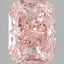 1.31 Ct. Fancy Vivid Pink Cushion Lab Grown Diamond