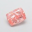 2.22 Ct. Fancy Vivid Pink Cushion Lab Grown Diamond