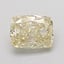 1.54 Ct. Fancy Yellow Cushion Lab Grown Diamond