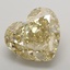 14.24 Ct. Fancy Intense  Yellow Heart Lab Grown Diamond
