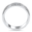 Modern Celtic Eternity Ring, smallside view