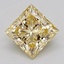 1.03 Ct. Fancy Light  Yellow Princess Lab Grown Diamond