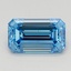 1.76 Ct. Fancy Vivid  Blue Emerald Lab Grown Diamond