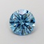 1.14 Ct. Fancy Vivid  Blue Round Lab Grown Diamond