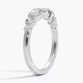 Meredith Graduated Diamond Ring (1 ct. tw.) in 18K White Gold