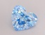 2.06 Ct. Fancy Vivid Blue Heart Lab Grown Diamond