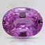 9.1x6.9mm Pink Oval Sapphire