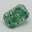 1.82 Ct. Fancy Vivid Green Radiant Lab Grown Diamond