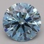 4.47 Ct. Fancy Vivid Blue Round Lab Grown Diamond
