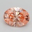 1.80 Ct. Fancy Intense Pink Oval Lab Grown Diamond