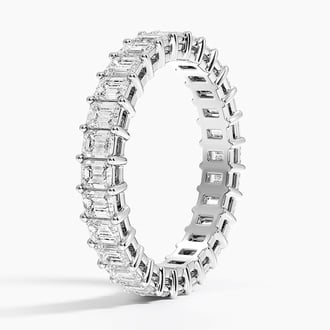 Emerald Eternity Lab Diamond Ring (2 ct. tw.)