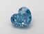3.00 Ct. Fancy Vivid  Blue Heart Lab Grown Diamond