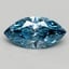 1.59 Ct. Fancy Vivid Blue Marquise Lab Grown Diamond