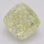 3.25 Ct. Fancy Light Yellow Cushion Diamond