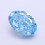 1.76 Ct. Fancy Vivid  Blue Oval Lab Grown Diamond