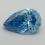 2.08 Ct. Fancy Vivid Blue Pear Lab Grown Diamond