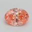 1.60 Ct. Fancy Vivid Pink Oval Lab Grown Diamond