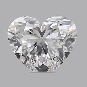 Heart diamond — real photo