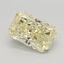 1.17 Ct. Fancy Yellow Radiant Lab Grown Diamond