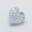 1.02 Ct. Light Blue Heart Lab Grown Diamond