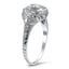 The Fatimah Ring, smalltop view on a hand