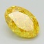 1.63 Ct. Fancy Vivid Yellow Oval Lab Grown Diamond