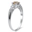 The Mei Ring, smalltop view on a hand