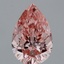 3.12 Ct. Fancy Intense Pink Pear Lab Grown Diamond