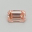 0.41 Ct. Fancy Intense Pink Emerald Lab Grown Diamond