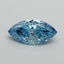 2.17 Ct. Fancy Vivid Blue Marquise Lab Grown Diamond