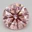 2.45 Ct. Fancy Vivid Pink Round Lab Grown Diamond