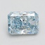 1.57 Ct. Fancy Intense Blue Radiant Lab Grown Diamond