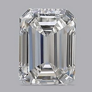 Emerald diamond — real photo
