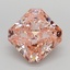 3.95 Ct. Fancy Vivid  Pink Radiant Lab Grown Diamond