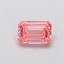 1.02 Ct. Fancy Vivid Pink Emerald Lab Grown Diamond