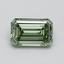 1.01 Ct. Fancy Vivid Green Emerald Lab Grown Diamond