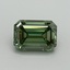 5.08 Ct. Fancy Vivid Pacific Green Emerald Lab Grown Diamond