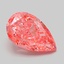 3.06 Ct. Fancy Vivid Pink Pear Lab Grown Diamond