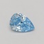 1.06 Ct. Fancy Vivid Blue Pear Lab Grown Diamond