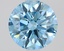 1.41 Ct. Fancy Vivid Blue Round Lab Grown Diamond