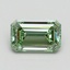 1.04 Ct. Fancy Intense Pacific Green Emerald Lab Grown Diamond