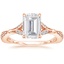 14K Rose Gold Zinnia Diamond Ring (1/3 ct. tw.), smalltop view