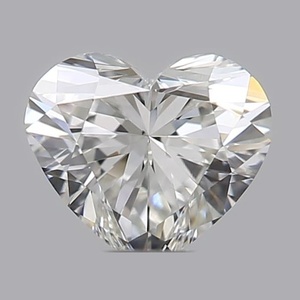 Heart diamond — real photo