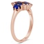 The Cheche Ring, smalltop view on a hand