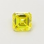 0.50 Ct. Fancy Vivid Yellow Asscher Lab Grown Diamond