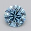 1.20 Ct. Fancy Vivid  Blue Round Lab Grown Diamond