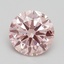 1.43 Ct. Fancy Intense Pink Round Lab Grown Diamond
