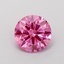 0.51 Ct. Fancy Vivid Pink Round Lab Grown Diamond